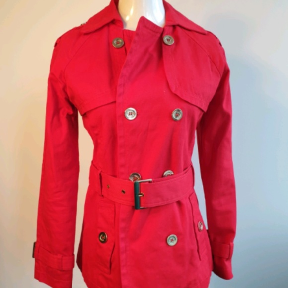 Mango lightweight red jacket, US size XXS - Picture 2 of 8